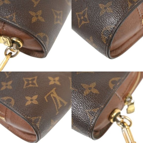 LOUIS VUITTON Orsay Clutch Hand Bag Monogram Leather Brown France - Picture 4 of 16